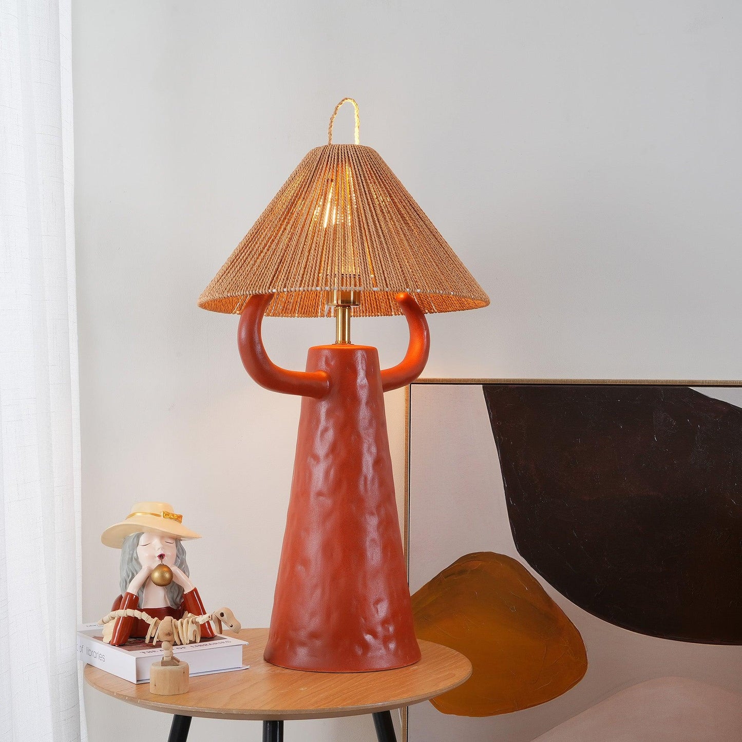 Horns Ceramic Table Lamp