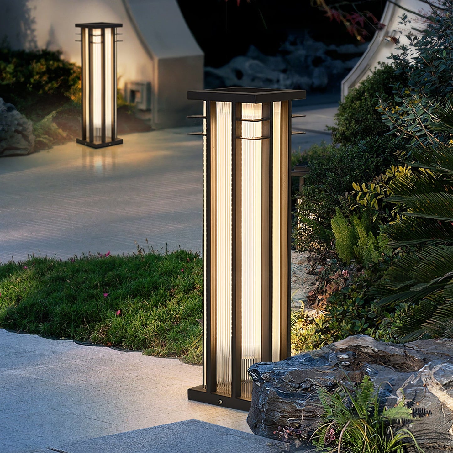 Double Axis Outdoor Post Lamp