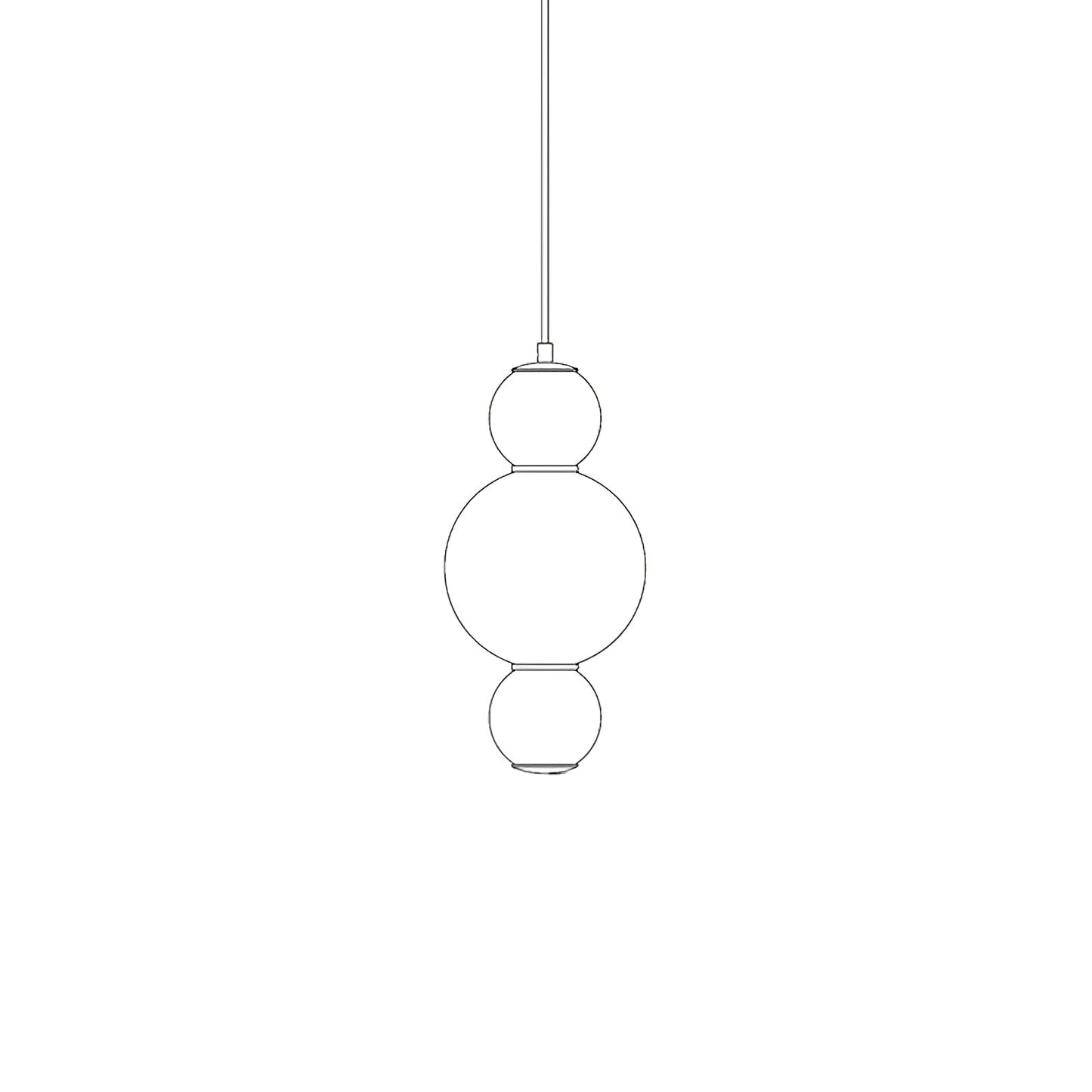 Double Globe Pendant Lamp