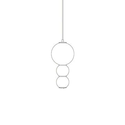 Double Globe Pendant Lamp