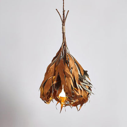 Dried Branch Leaf Pendant Lamp