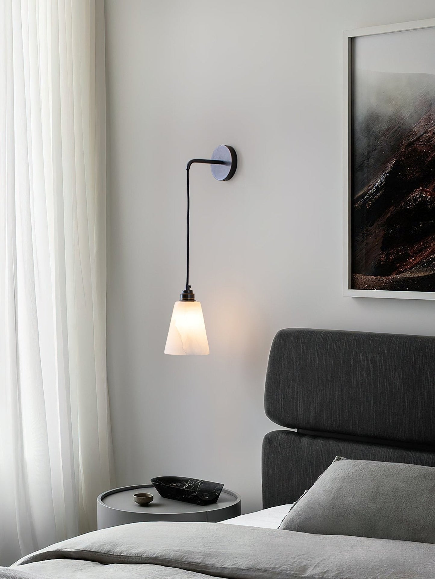 Droplet Alabaster Wall Lamp