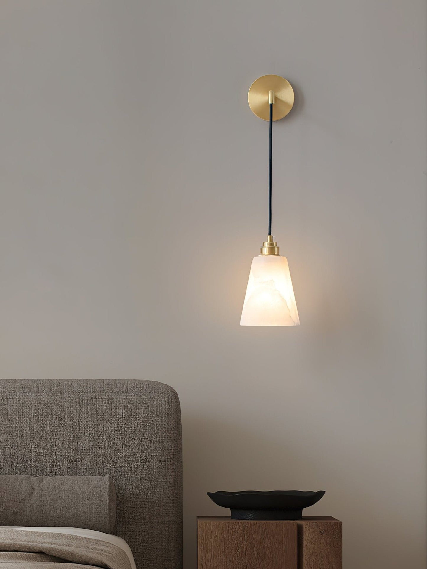 Droplet Alabaster Wall Lamp