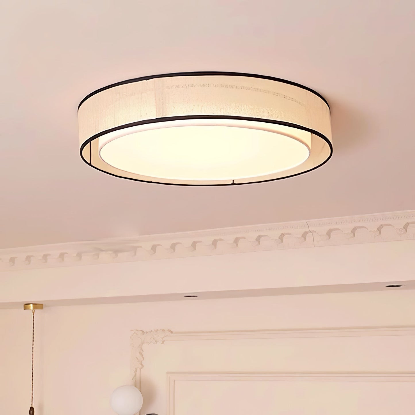 Drum Rould Ceiling Lamp