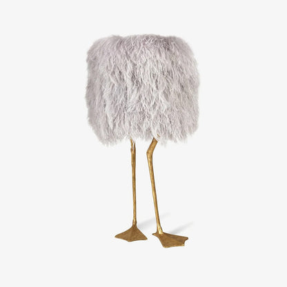 Duck Feet Feather Table Lamp