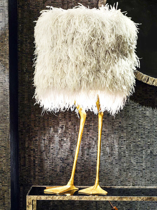 Duck Feet Feather Table Lamp Table lamp