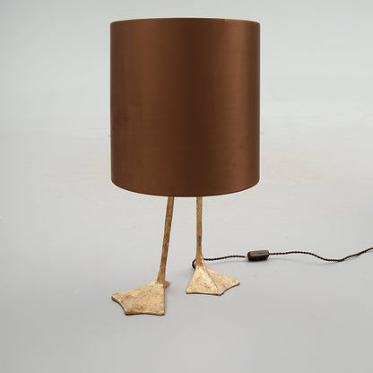 Duck Feet Feather Table Lamp