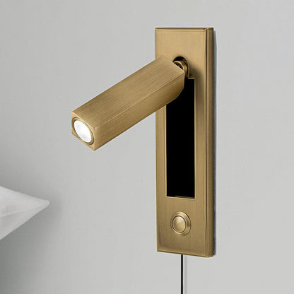 Embedded Bedside Plug-in Sconce