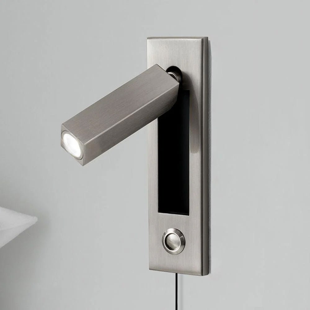 Embedded Bedside Plug-in Sconce