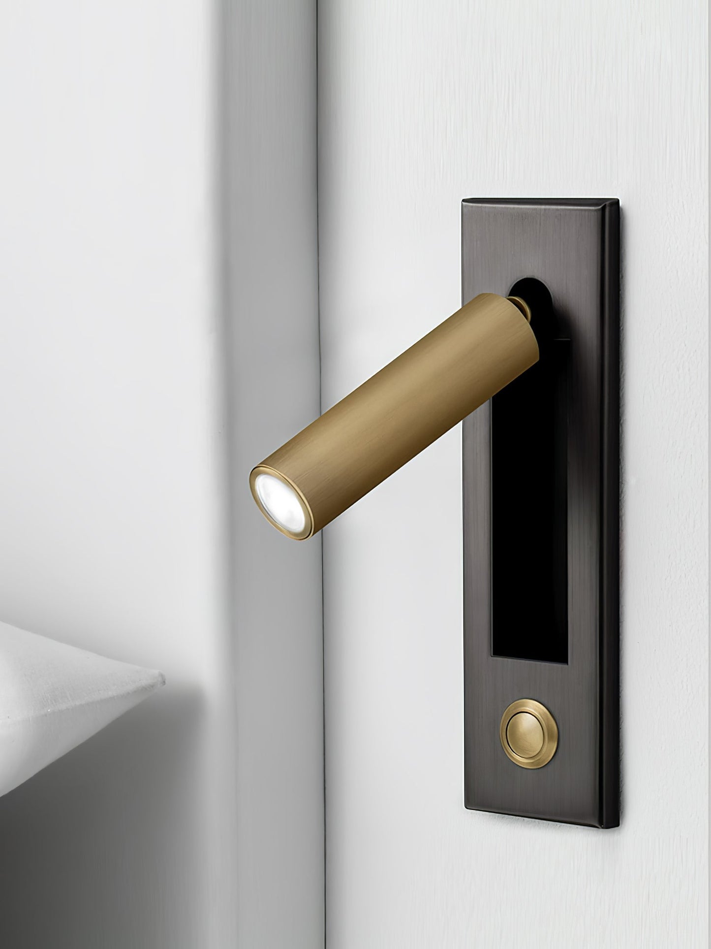 Embedded Bedside Plug-in Sconce