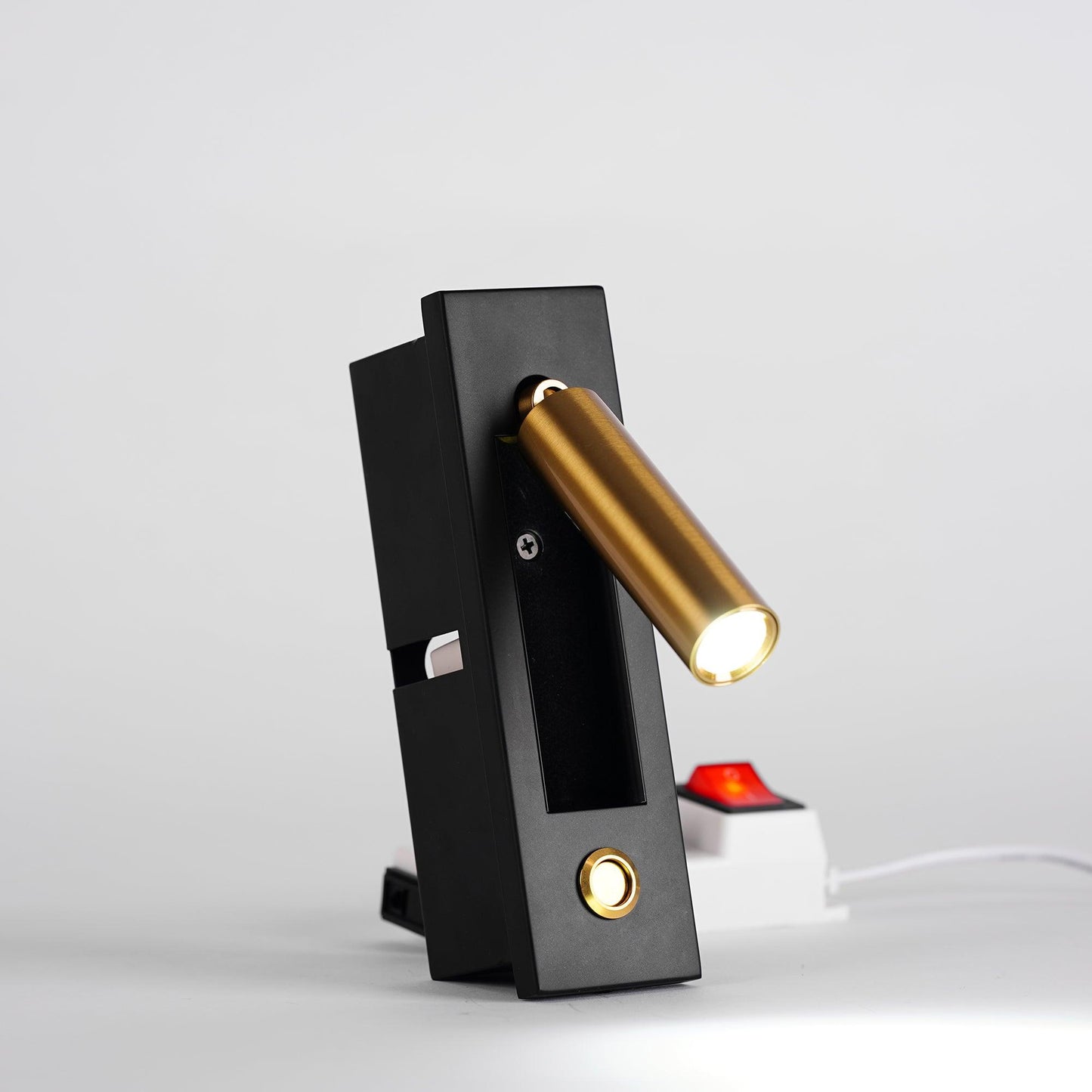 Embedded Bedside Plug-in Sconce