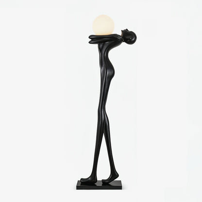 Embrace Ball Sculpture Floor Lamp