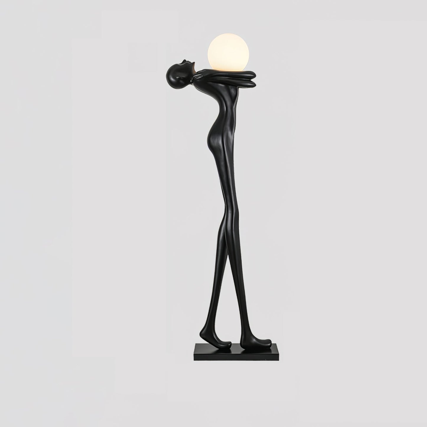 Embrace Ball Sculpture Floor Lamp