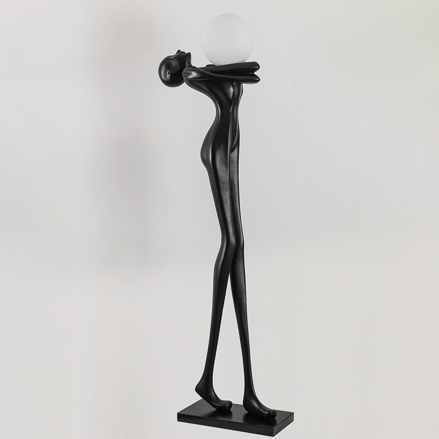 Embrace Ball Sculpture Floor Lamp