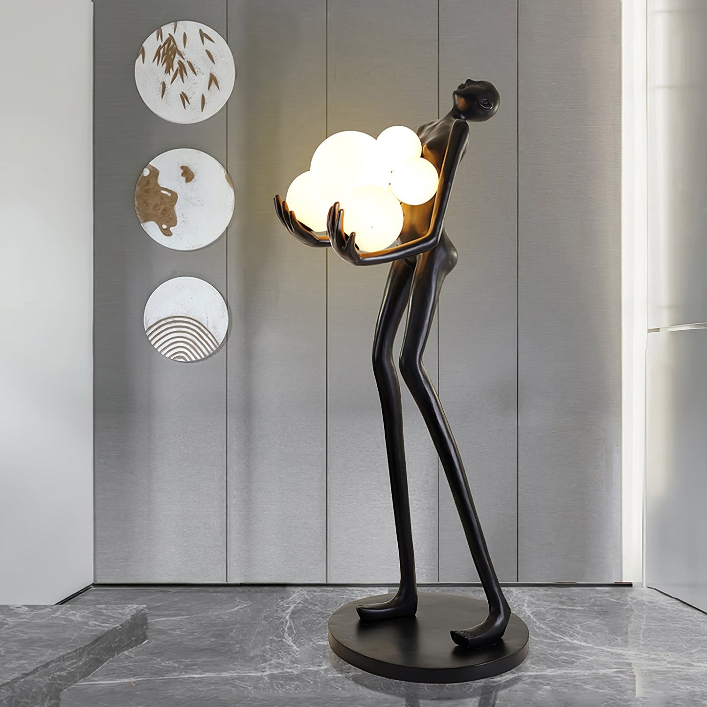 Embrace Sculpture Floor Lamp