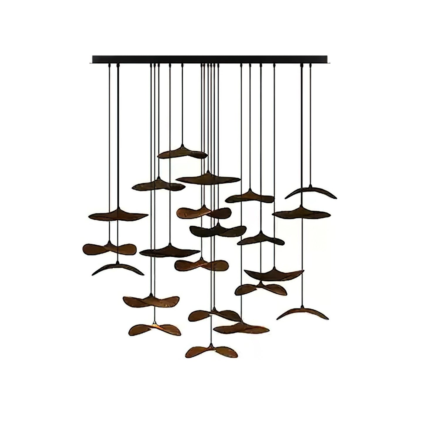 Empty Leaf Chandelier