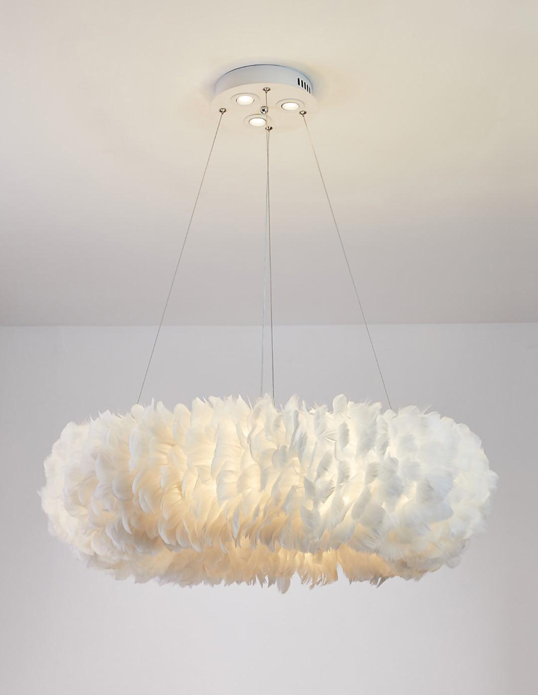 Goose Feathers Pendant Lamp