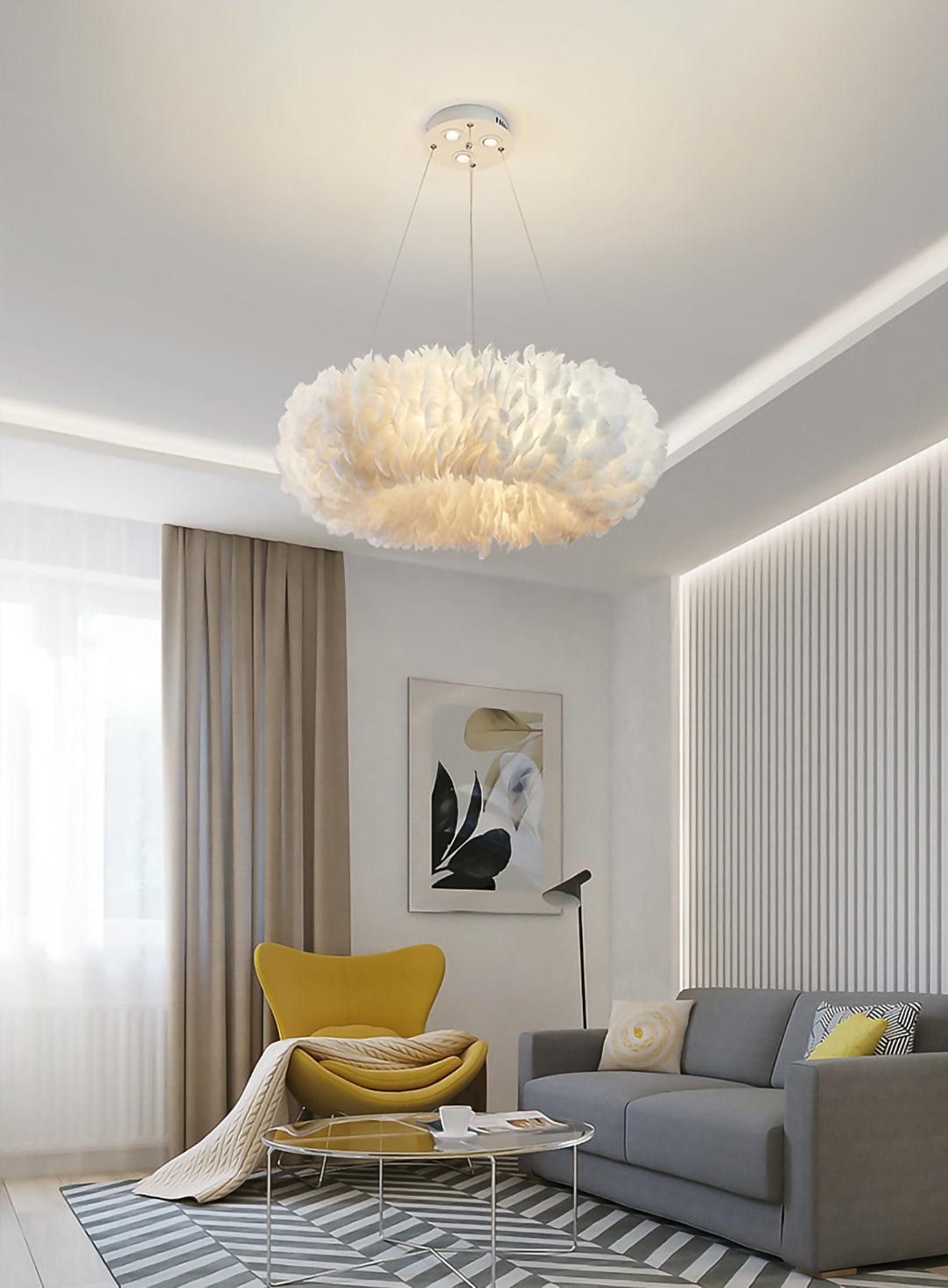 Goose Feathers Pendant Lamp