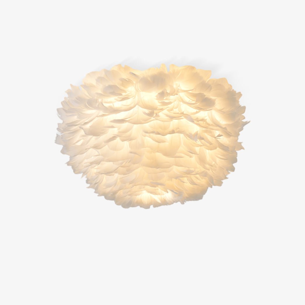 Feathered Ceiling Lamp