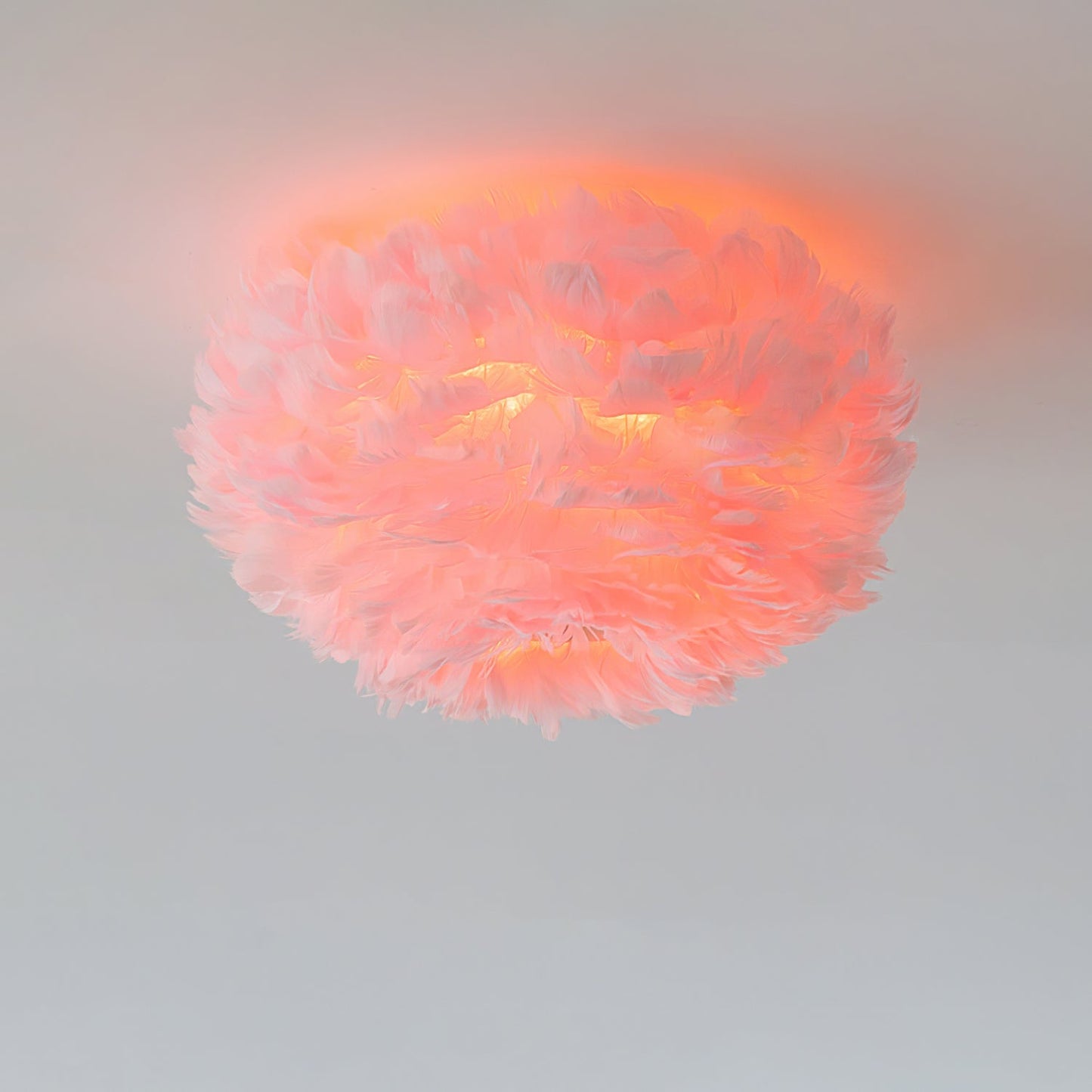 Feathered Ceiling Lamp