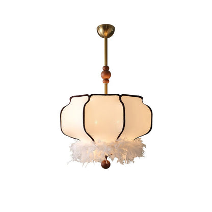 Feathered Lantern Pendant Light