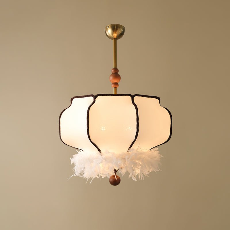 Feathered Lantern Pendant Light