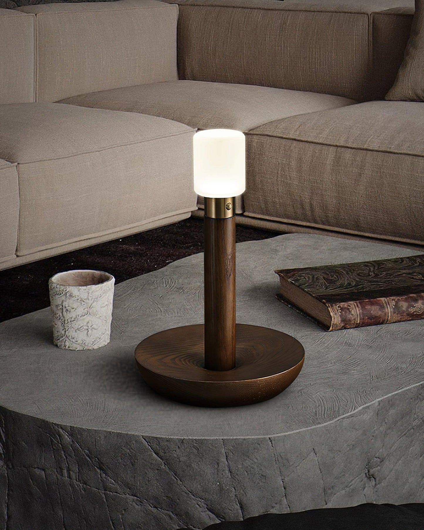 Fire Stick Table Lamp