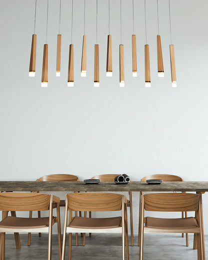 Firewood Stick Chandelier