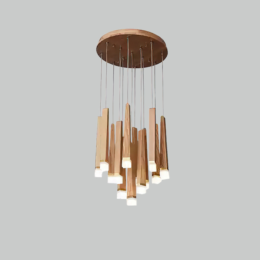 Firewood Stick Chandelier