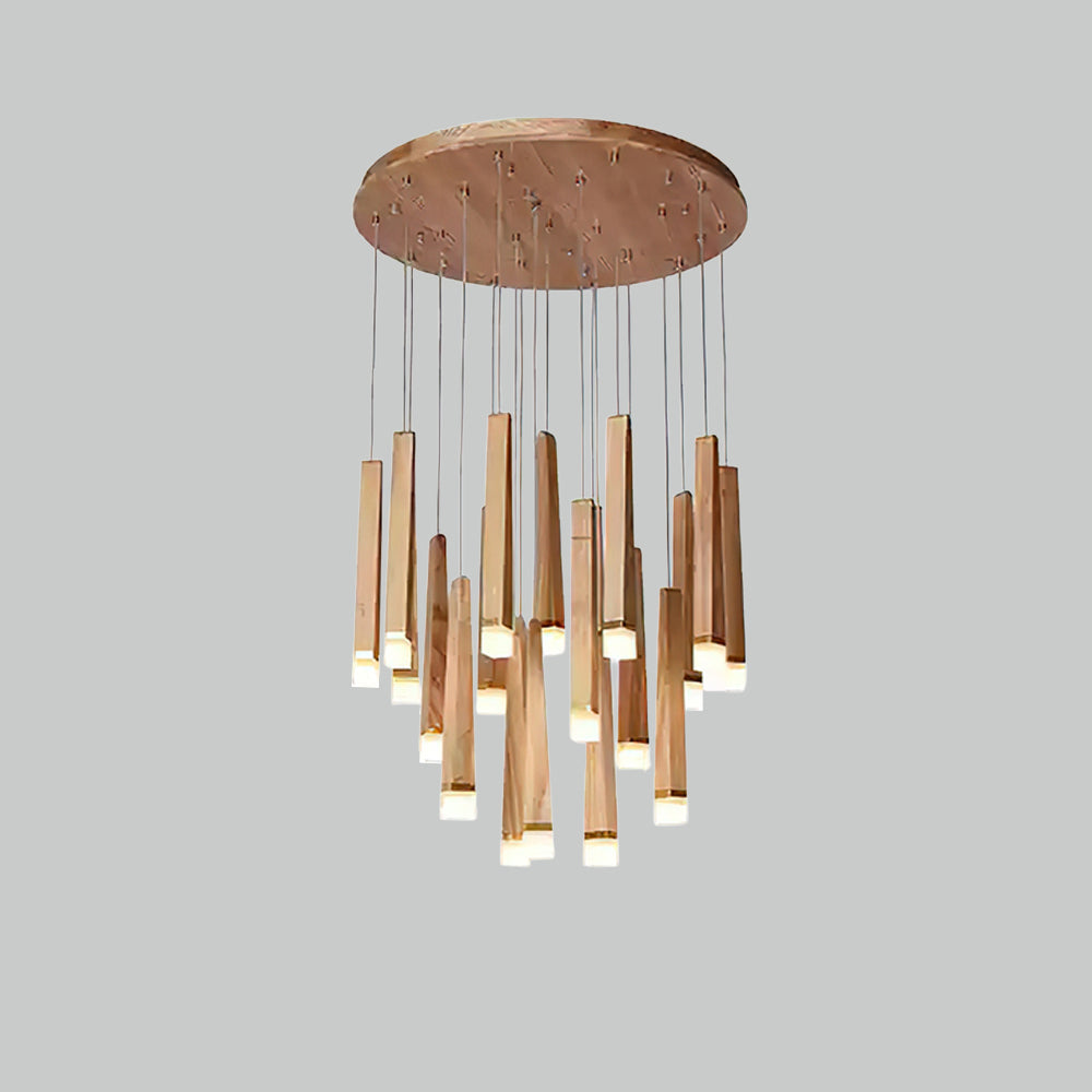 Firewood Stick Chandelier