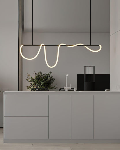 Flexible Linear Curve Chandelier