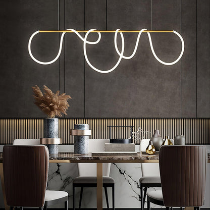 Flexible Linear Curve Chandelier