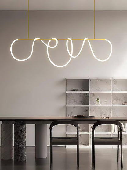 Flexible Linear Curve Chandelier