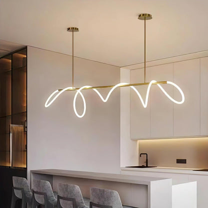 Flexible Linear Curve Chandelier