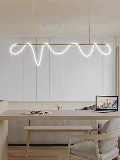 Flexible Linear Curve Chandelier