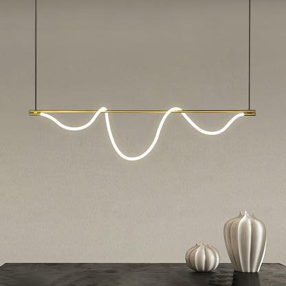 Flexible Linear Curve Chandelier