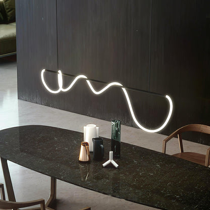 Flexible Linear Curve Chandelier