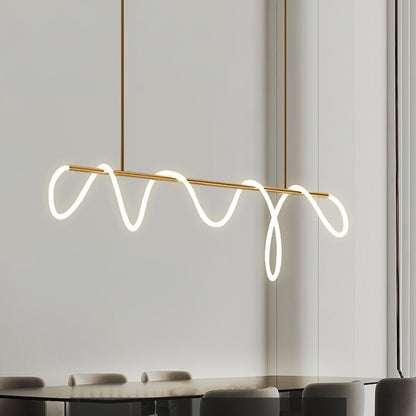 Flexible Linear Curve Chandelier