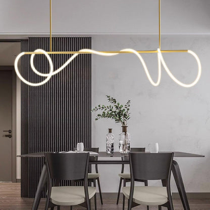 Flexible Linear Curve Chandelier