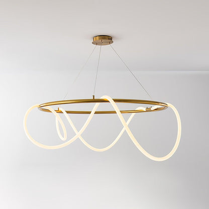 Flexible Linear Curve Chandelier