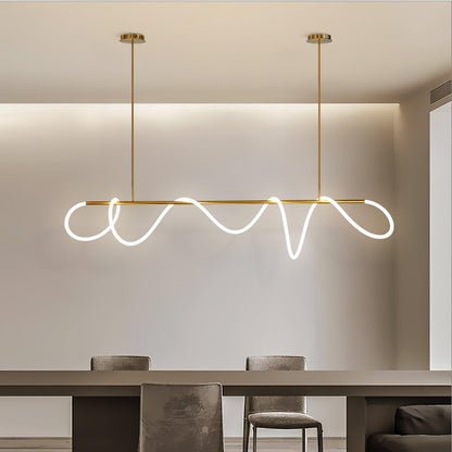 Flexible Linear Curve Chandelier