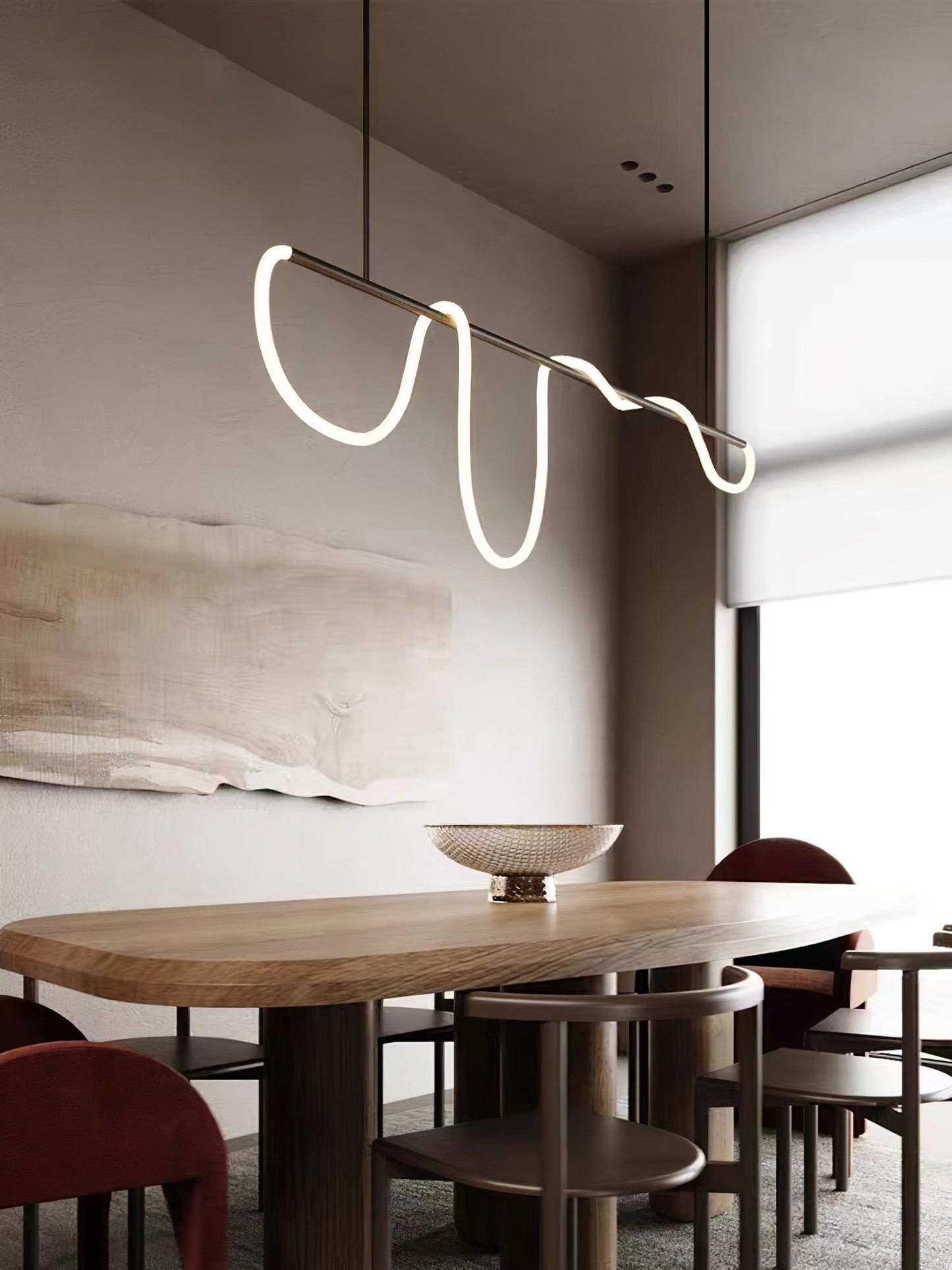 Flexible Linear Curve Chandelier