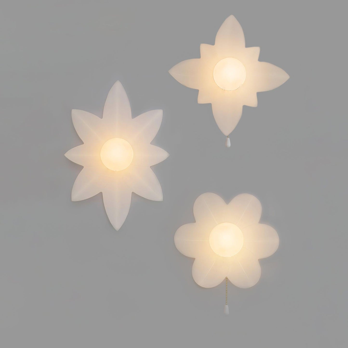 Blumen Wandlampe