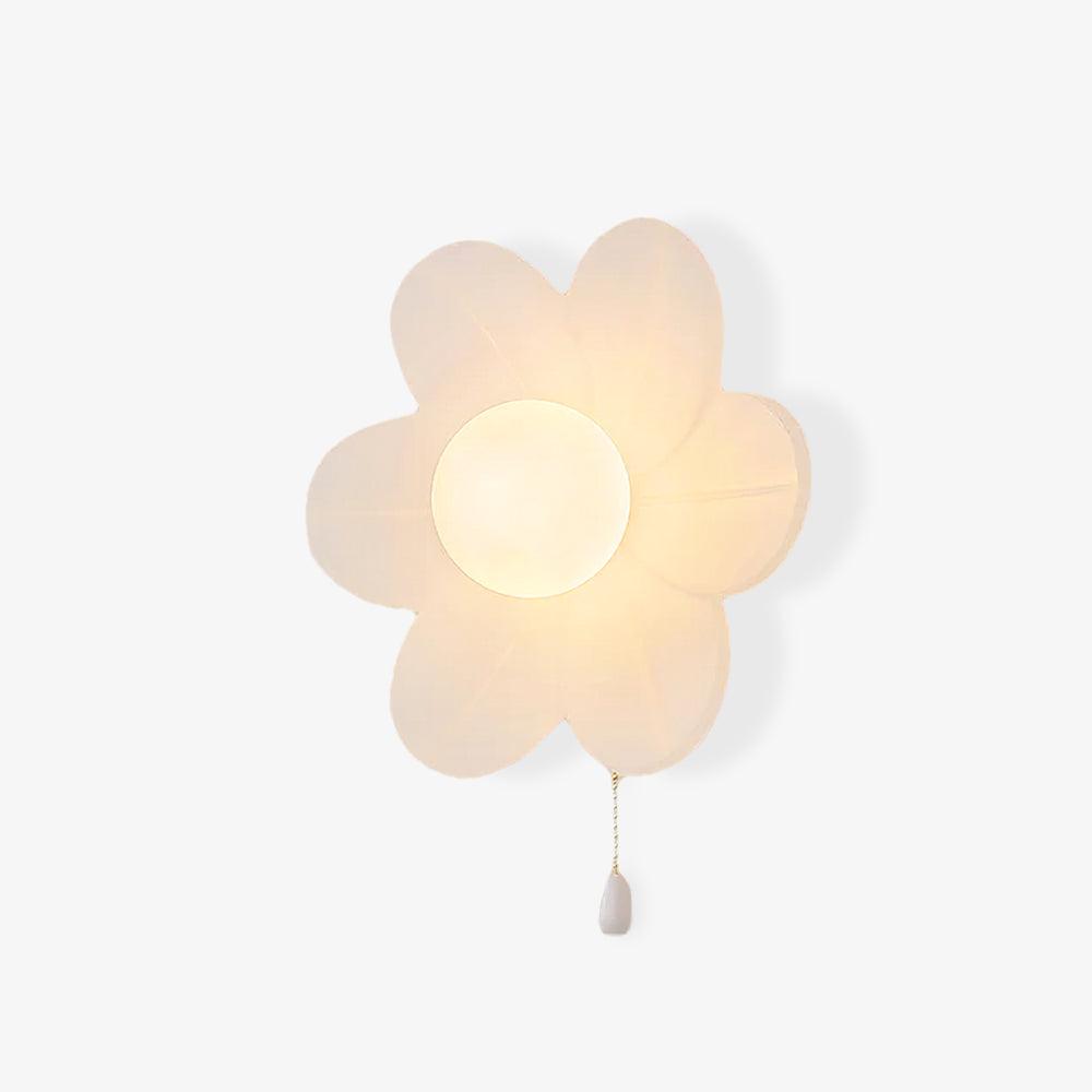 مصباح حائط على شكل زهور