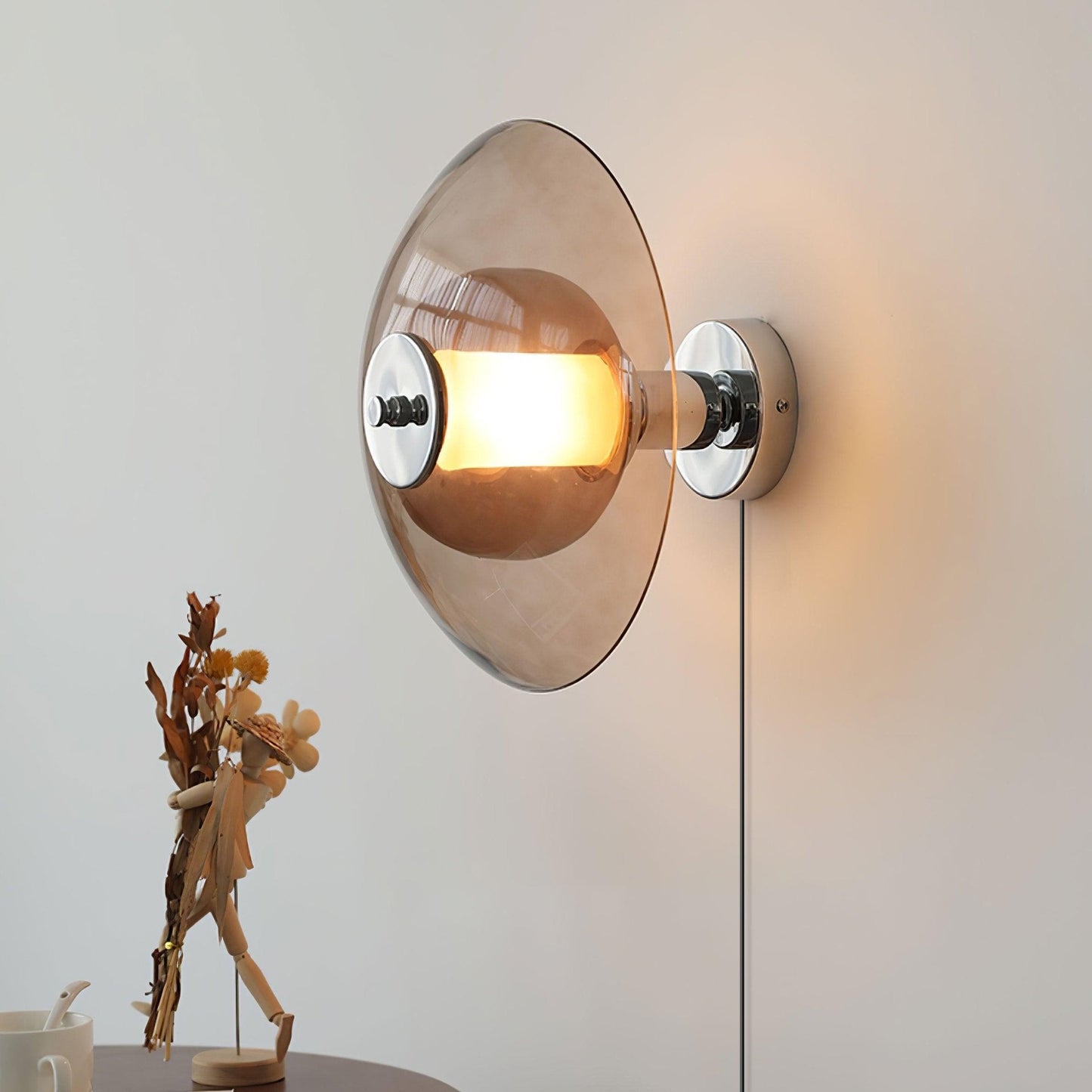 Flying Saucer Plug-in Wall Light