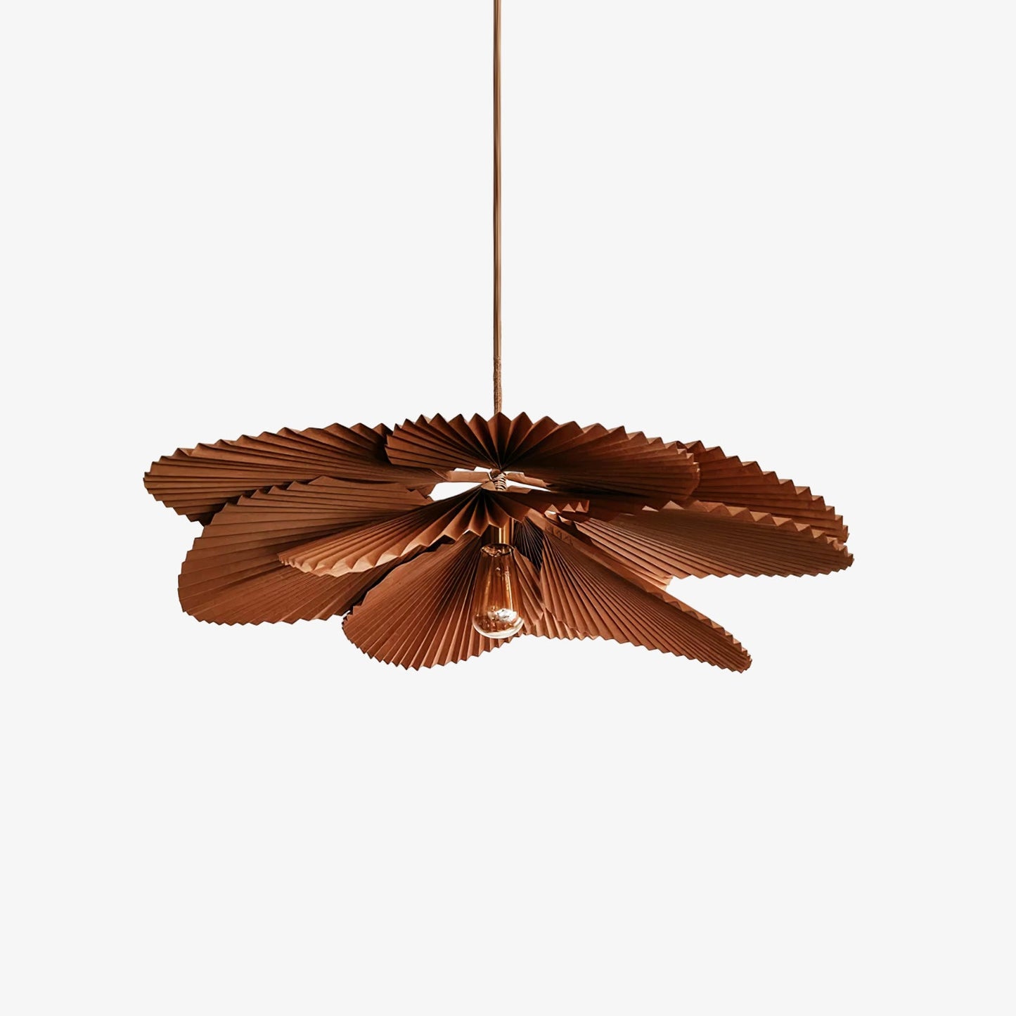 Folded Leaf Lotus Pendant Lamp