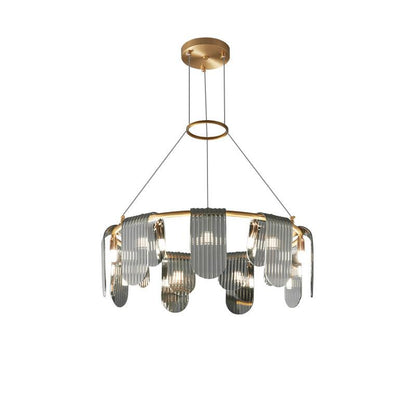 Folioles Brass Chandelier