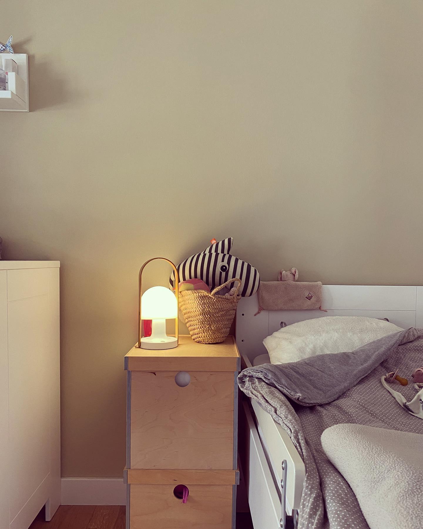 Portable Glass Charging Table Lamp