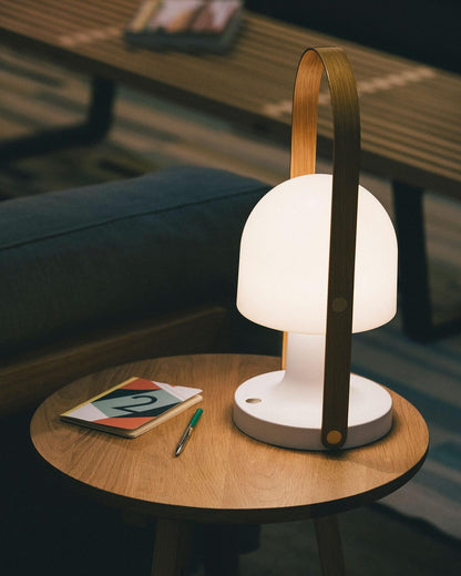 Portable Glass Charging Table Lamp