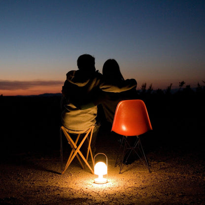 Portable Glass Charging Table Lamp